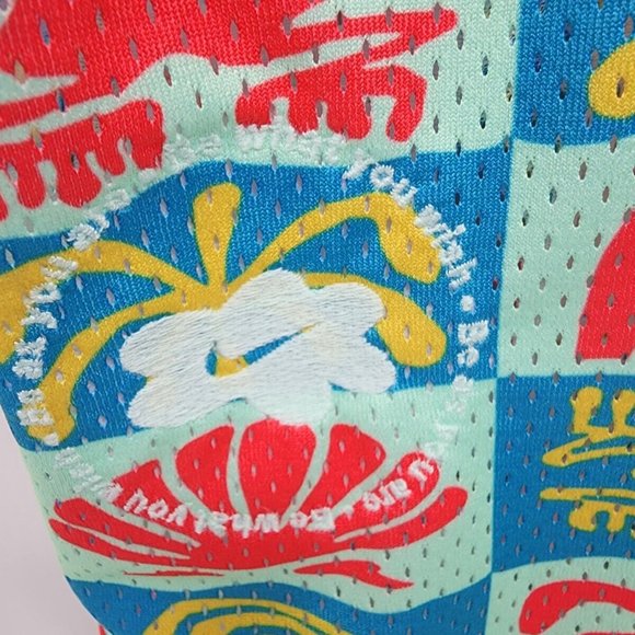 Nike Mesh Hawaiian Resort Camp Shirt Men's Sz M DV0041-446 Dri-Fit Button Up NWT - Picture 3 of 12